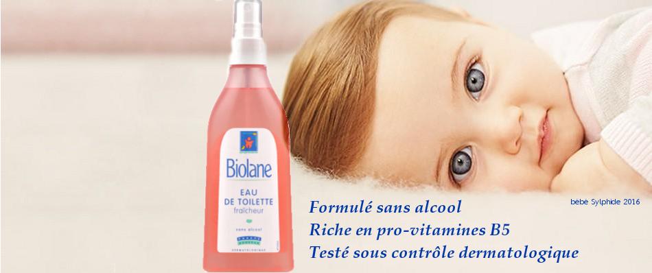 BIOLANE EAU DE TOILETTE FRAICHEUR Parfume Bébé après la Toilette